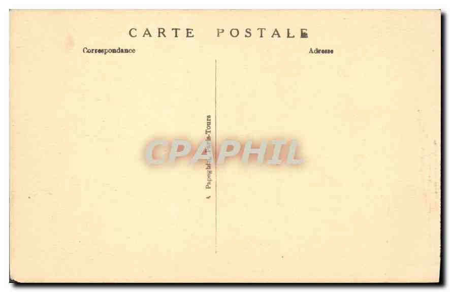 CPA Paris Musee du Louvre (J B Chardin) Le Benedicite — Verso