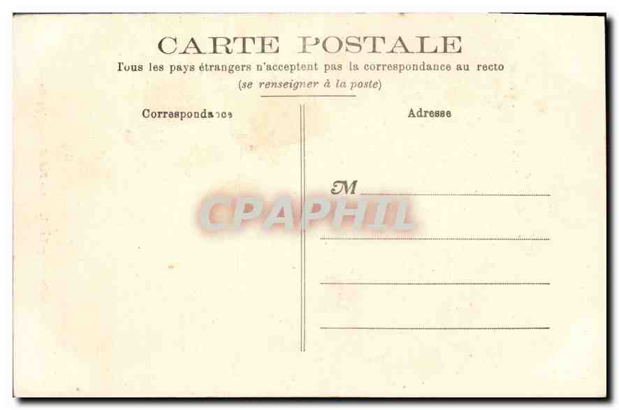 CPA Amboise Le Chateau Portail de la Chapelle — Rückseite