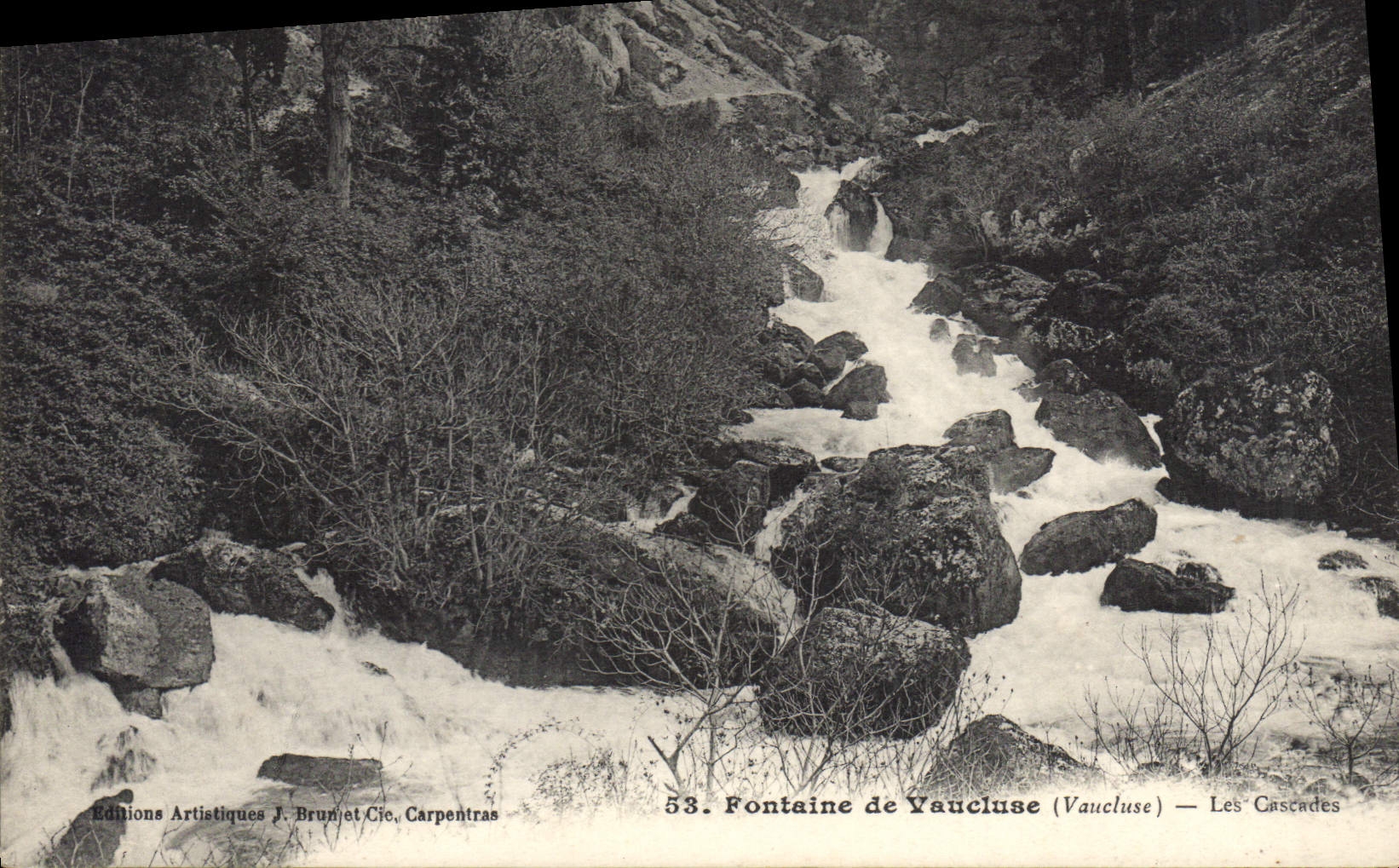 CPA Fontaine de Vaucluse (Vaucluse) les Cascades