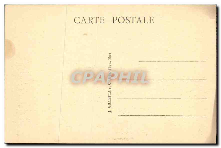 CPA Pont de la Mescla sur le Var — Rückseite