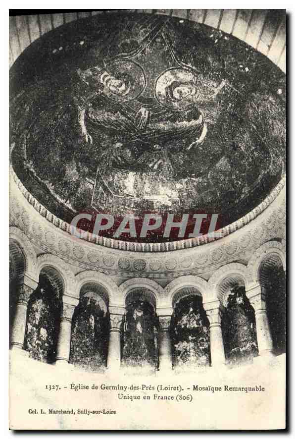 CPA Eglise de Germiny des Pres (Liret) Masaique Remarquable Unique en France