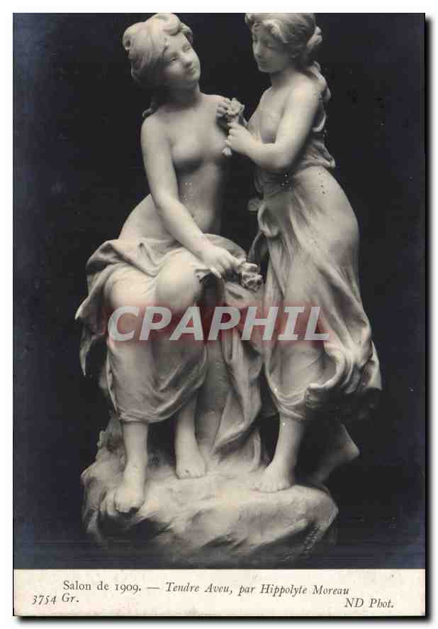 CPA Salon de 1909 Tendre Aveu par Hippolyte Morceau