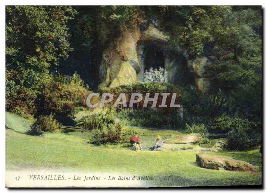 CPA Versailles Les Jardins Les Bains d'Apollon