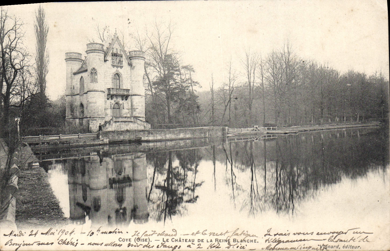 CPA Coye (Gise) Le Chateau de la Reine Blanche