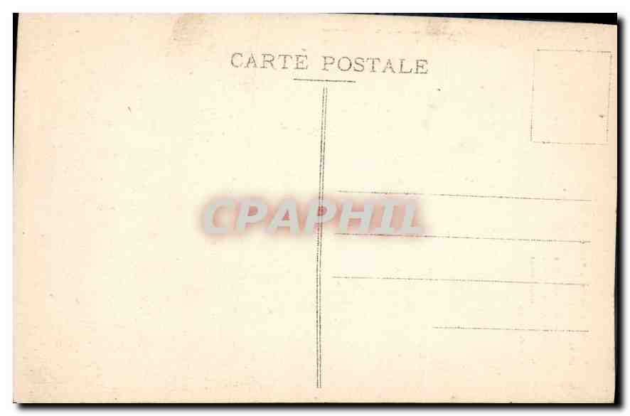CPA Cluny Clocher de l'Eau Benite et Tour de l'Horloge — Rückseite