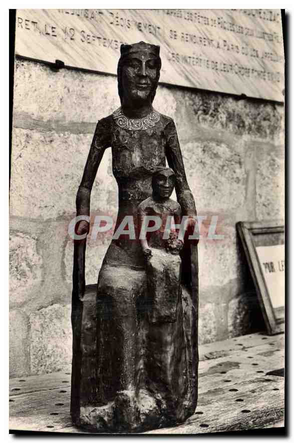CPA Rocamadour (Lot) Statue de la Vierge (XIIe s)