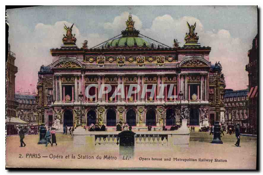 CPA Opera et la Station du Metro Lip