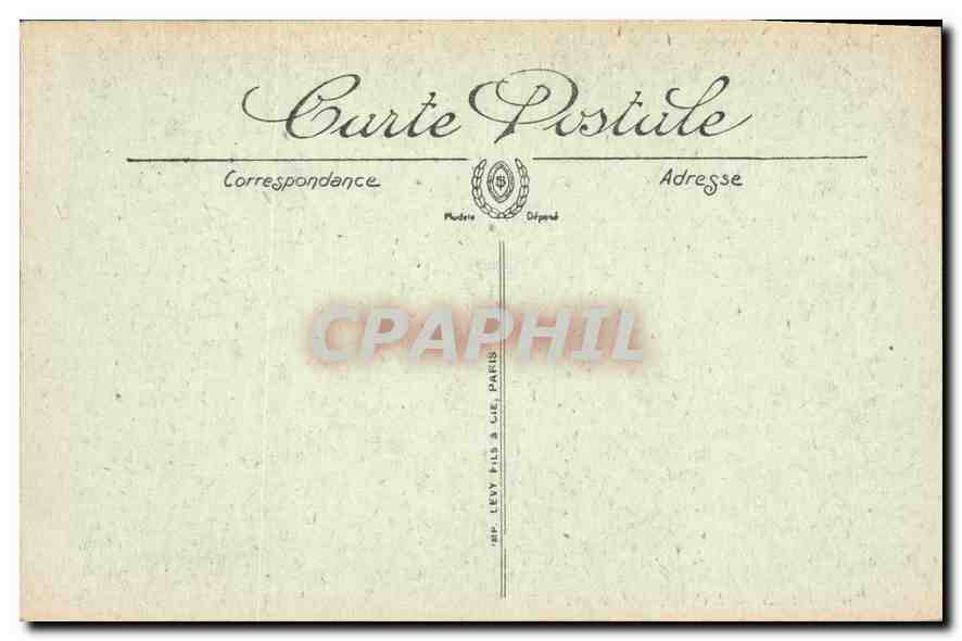 CPA Paris L'Opera Interieur — Rückseite