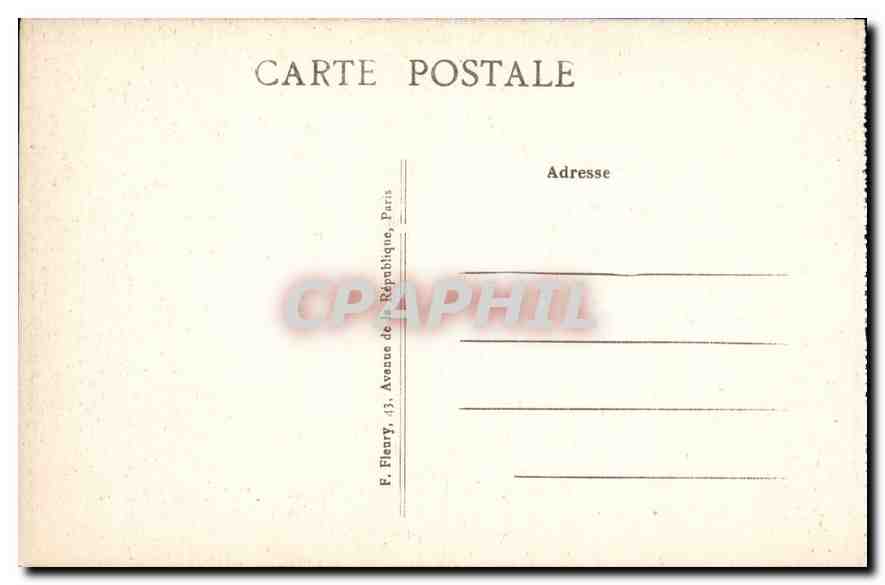 CPA La Chapelle La Sacristie — Rückseite
