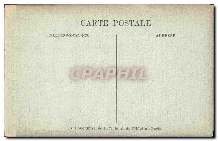 CPA Paris La Sainte Chapelle (Chapelle Haute) Interieur et Rosace — Verso