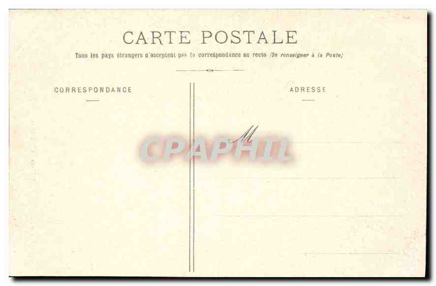 CPA Chateauneuf sur Loire (Loiret) Parc du Chateau — Rückseite