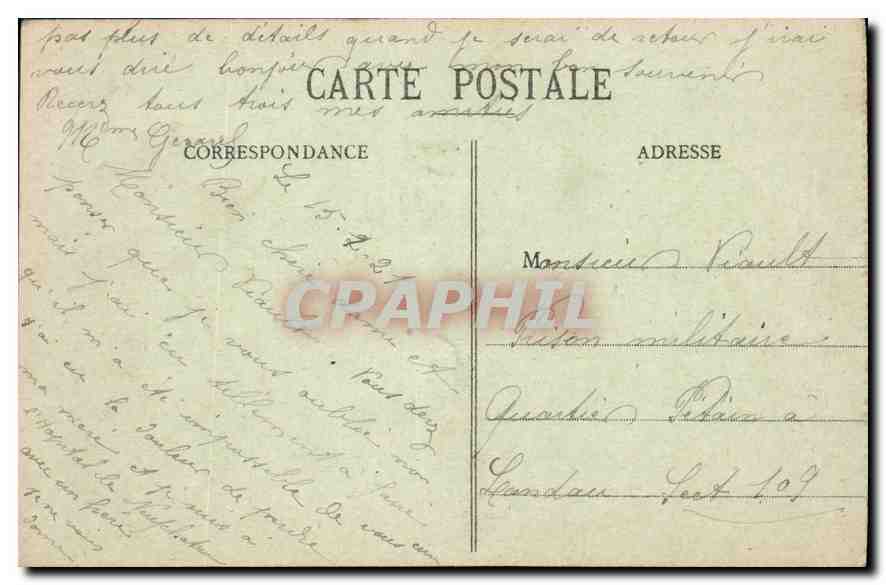 Domremy - La Basilique — éditeur Mme Damance, n° de série non visible — Rückseite