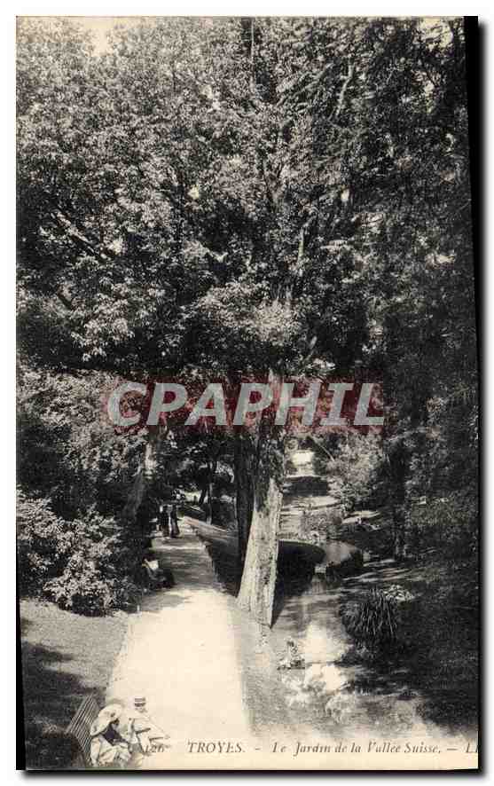 Troyes - Le Jardin de la Vallée Suisse — CPAPHIL