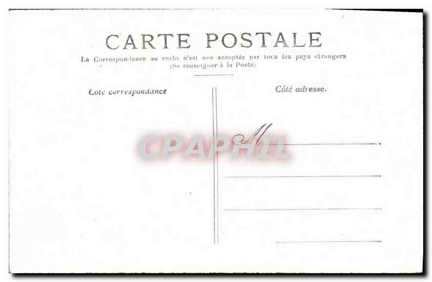CPA Paris L'Arc de Triomphe de l'Etoile — Rückseite