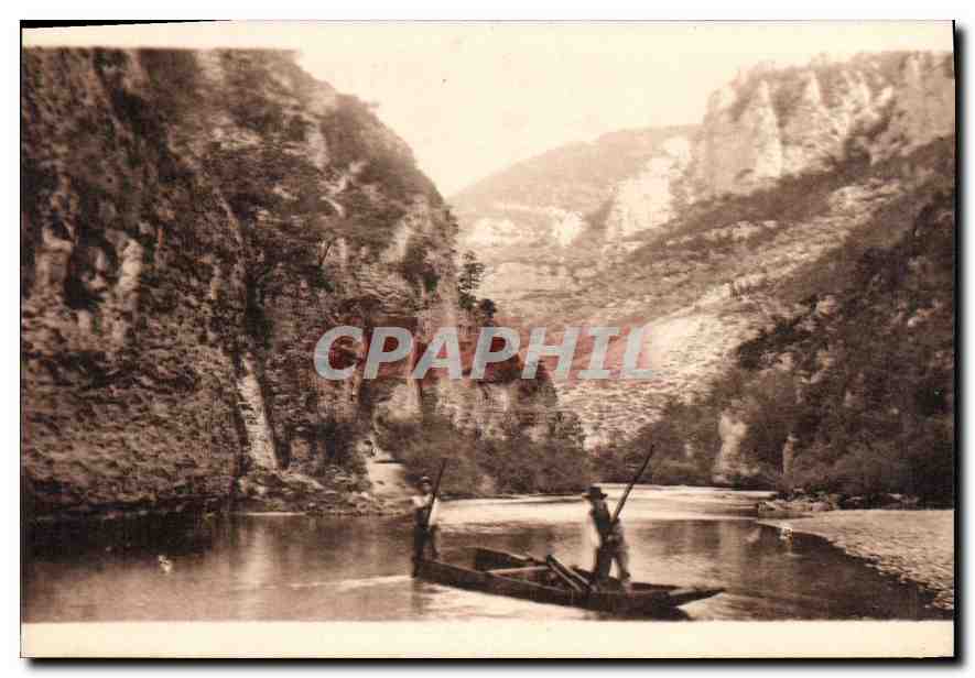 CPA Gorges du Tarn Sortie des detroits