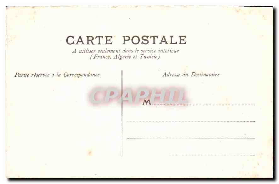 CPA Seine Inferieure Etretat Porte d'Amont — Rückseite