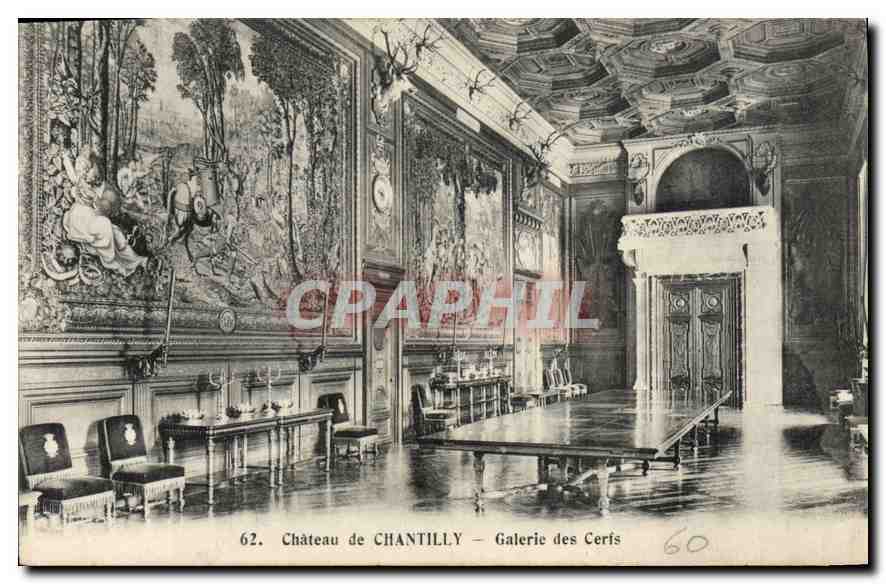 Château de Chantilly — Galerie des Cerfs — Édia Paris-Versailles