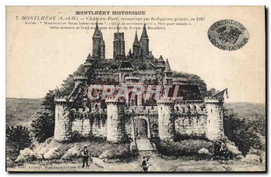 CPA Montlhery (S et 0) Chateau Fort