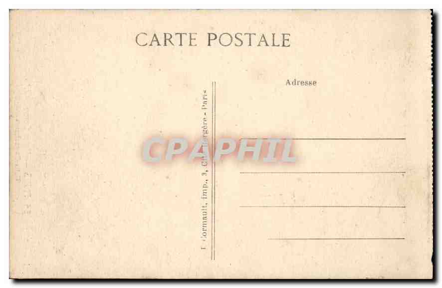CPA Paris Notre Dame Lip — Verso