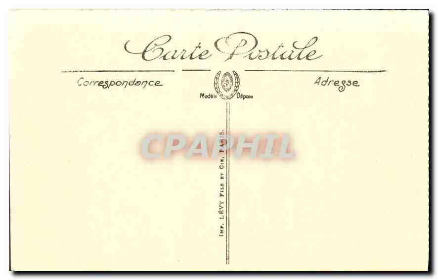 CPA Baalbeck Vue generale de la Grande cour — Rückseite