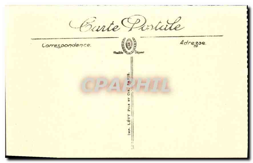 CPA Baalbeck Excedre circulaire de la Grande cour — Rückseite