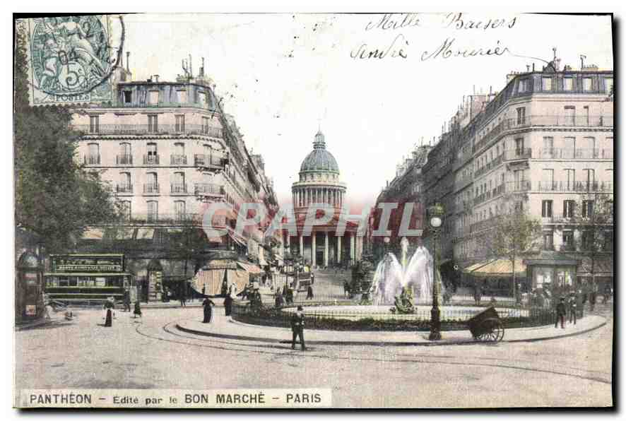CPA Pantheon Edite par le bon marche Paris