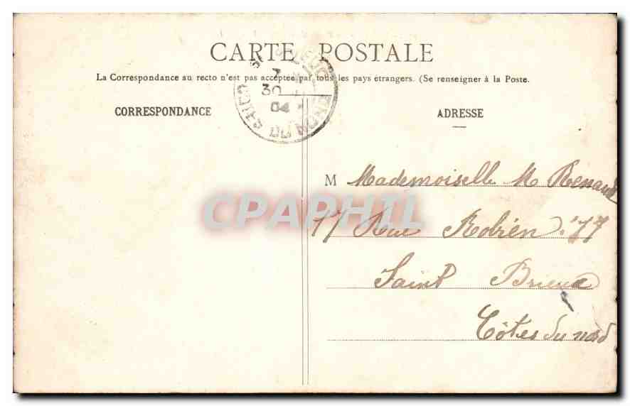 CPA Paris Le Pont Alexandre III — Rückseite