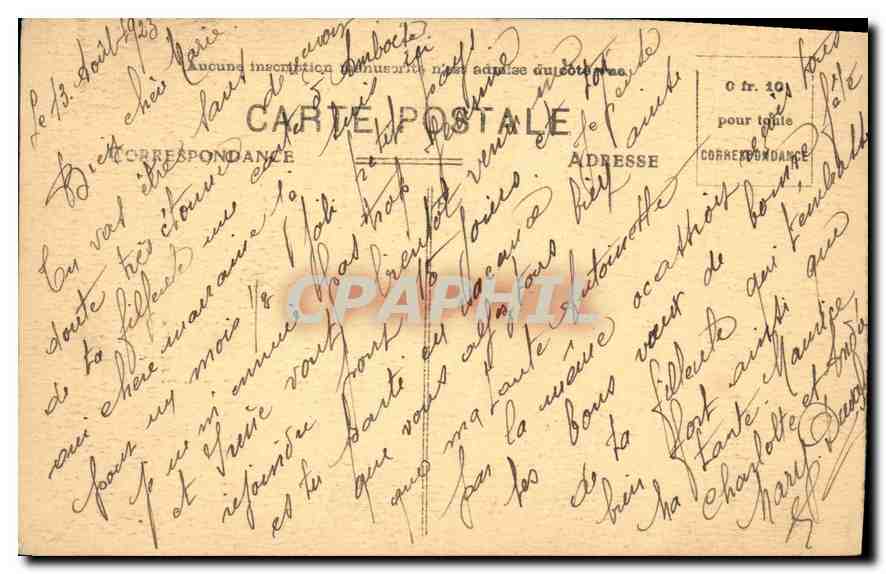 Chambord — Le Château (Mon. hist.) — Éditeur Françoise — Verso