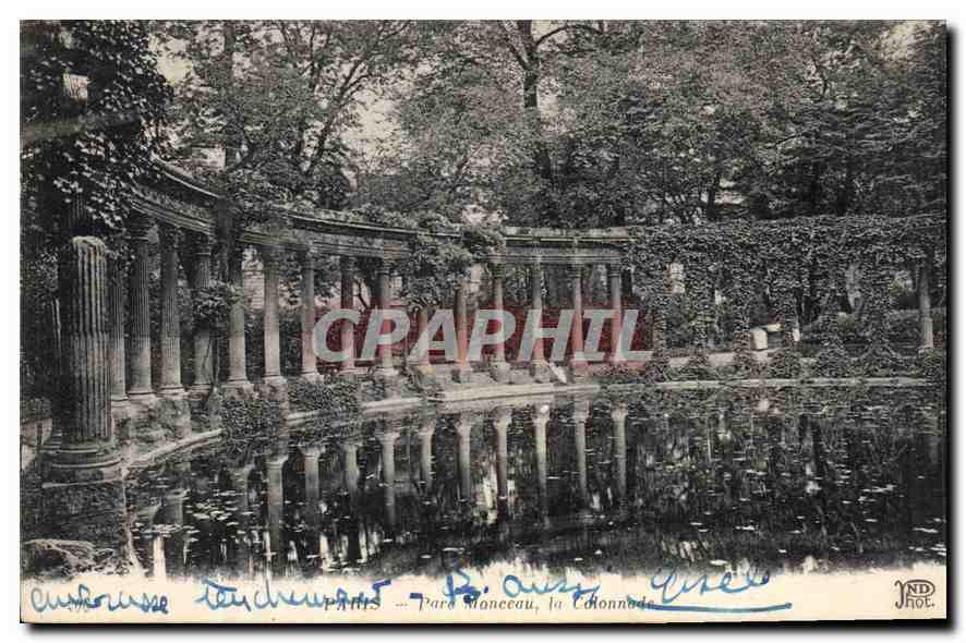 CPA Paris Parc Monceau la Colonnade
