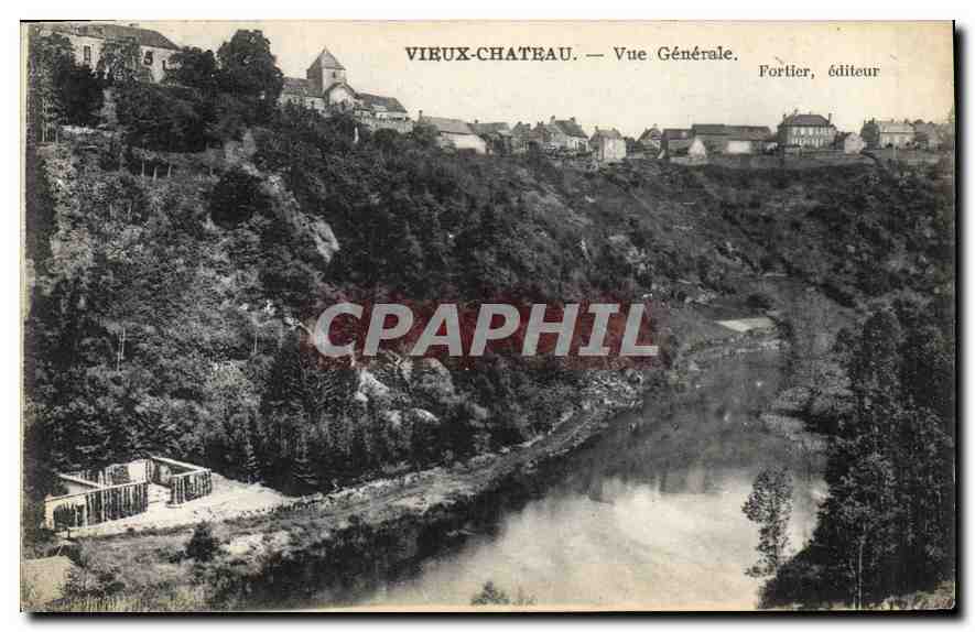 CPA Vieux Chateau Vue Generale