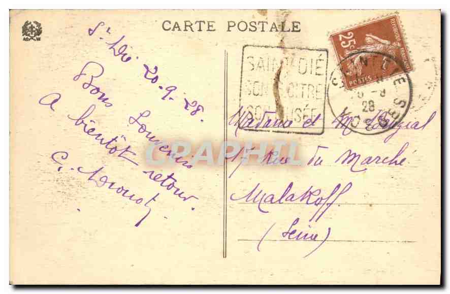 CPA Saint Die (Vosges) Le cloitre (XIVe siecle) — Rückseite