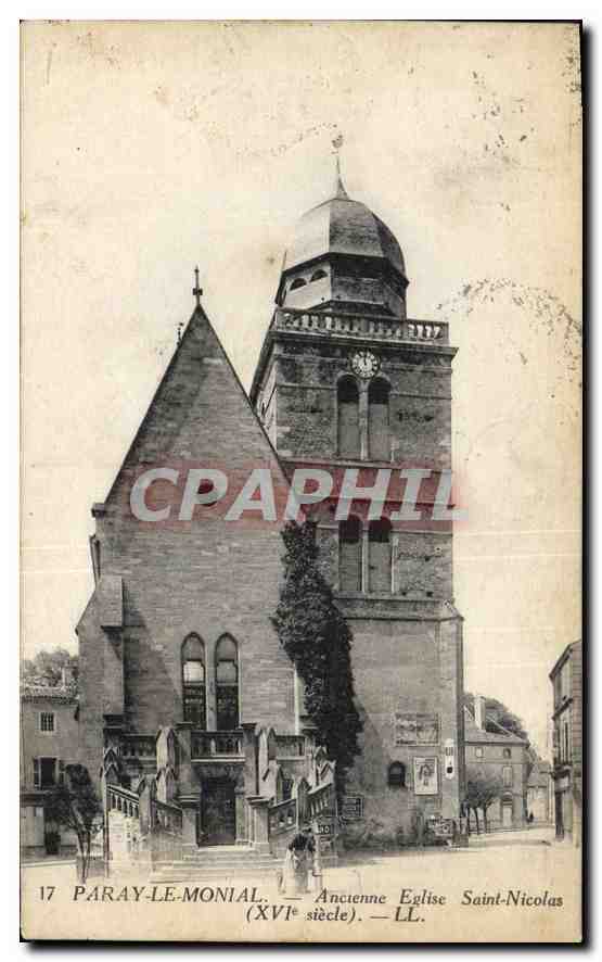 CPA Paray Le Monial Ancienne Eglise Saint Nicolas (XVI siecle)