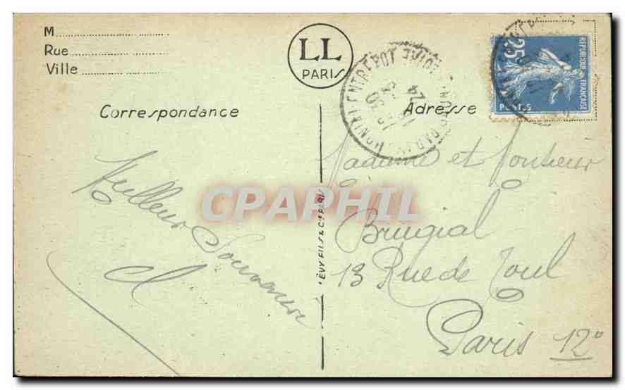 CPA Paray Le Monial Ancienne Eglise Saint Nicolas (XVI siecle) — Rückseite
