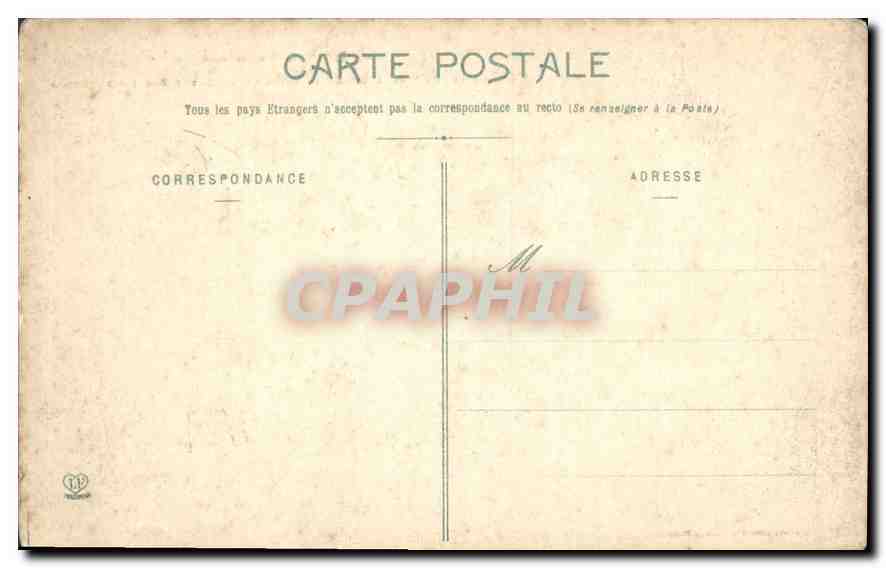 CPA Les Hautes Pyrenees Argeles Vue Generale prise de la Route des Eaux Bonnes — Rückseite