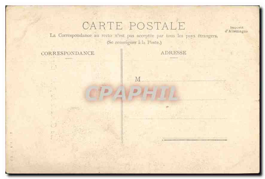 CPA La Cascade du Pont d'Espagne — Verso