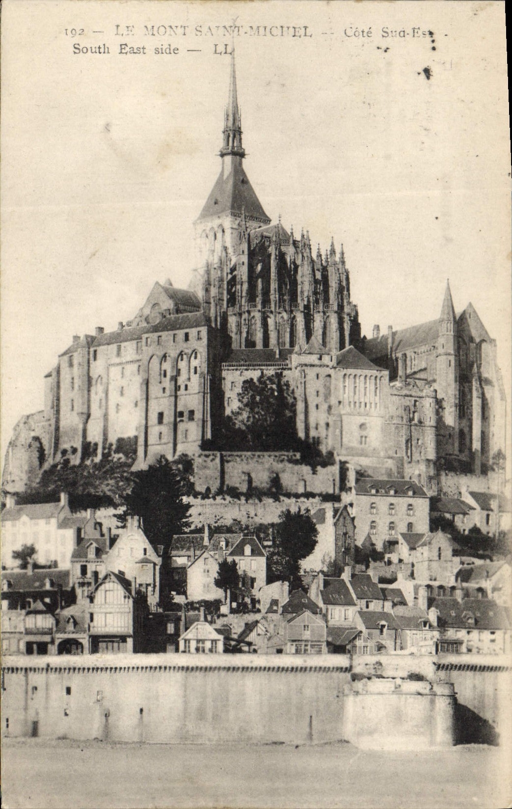 CPA Le Mont Saint Michel Cote Sud Est