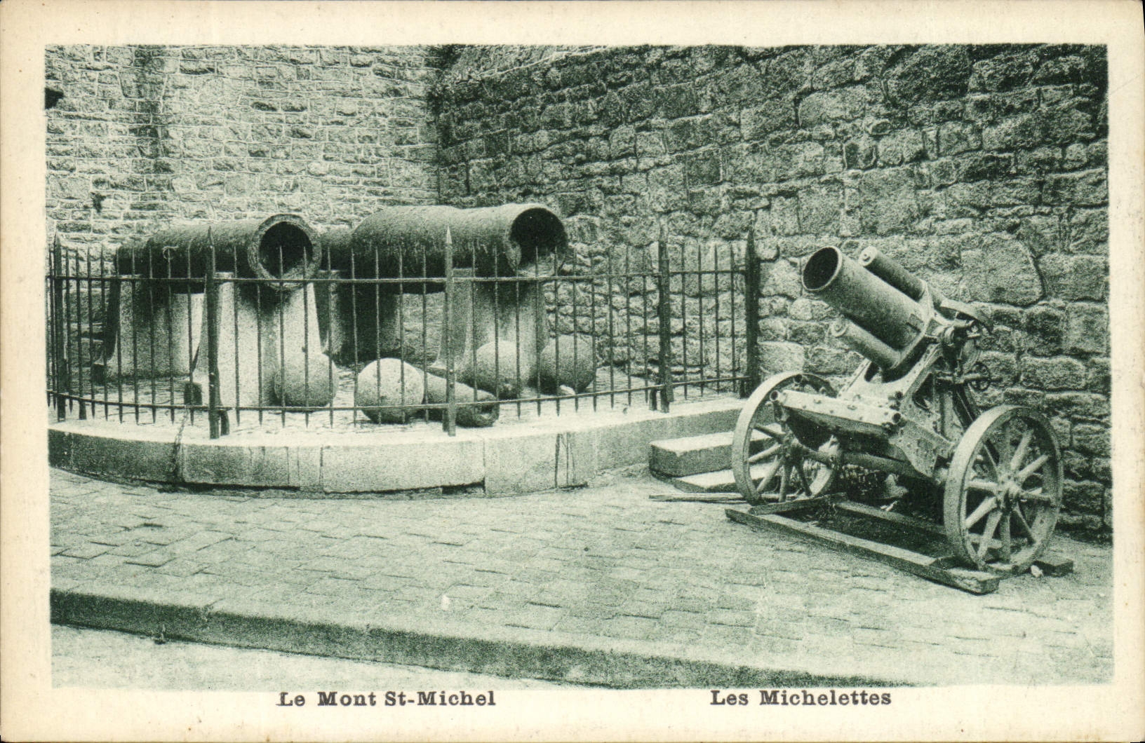 CPA Le Mont St Michel Les Michelettes