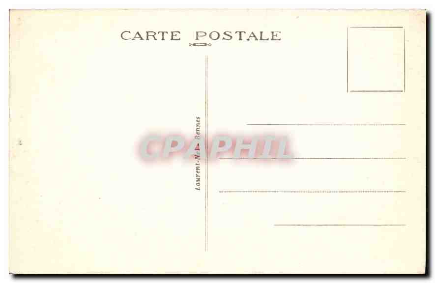 CPA Le Mont Saint Michel Le Cloitre (XIII siecle) — Verso