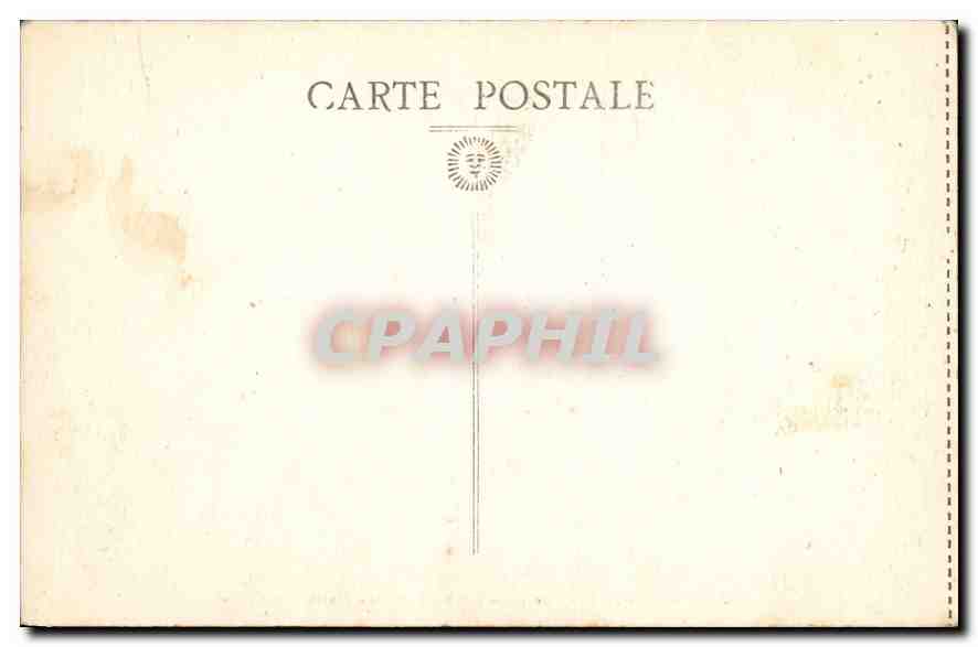 Mont St-Michel — Blick aus nordwestlicher Richtung — Verlag CPAPHIL, Seriennummer nicht sichtbar — Rückseite