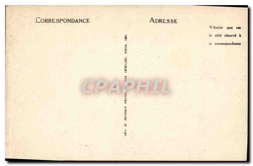 CPA Rouen La Cathedrale Adam et Eve — Verso