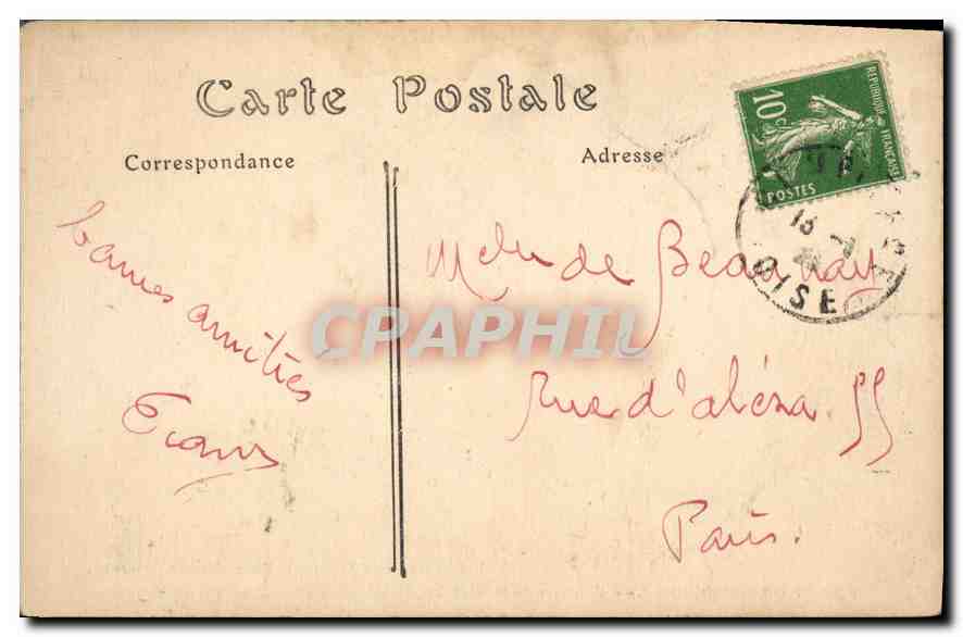 CPA Foret de Compiegne Clairiere de la Victoire 11 Novembre 1918 La Pierre tombale — Rückseite