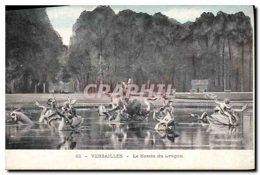 CPA Versailles Le Bassin du Dragon