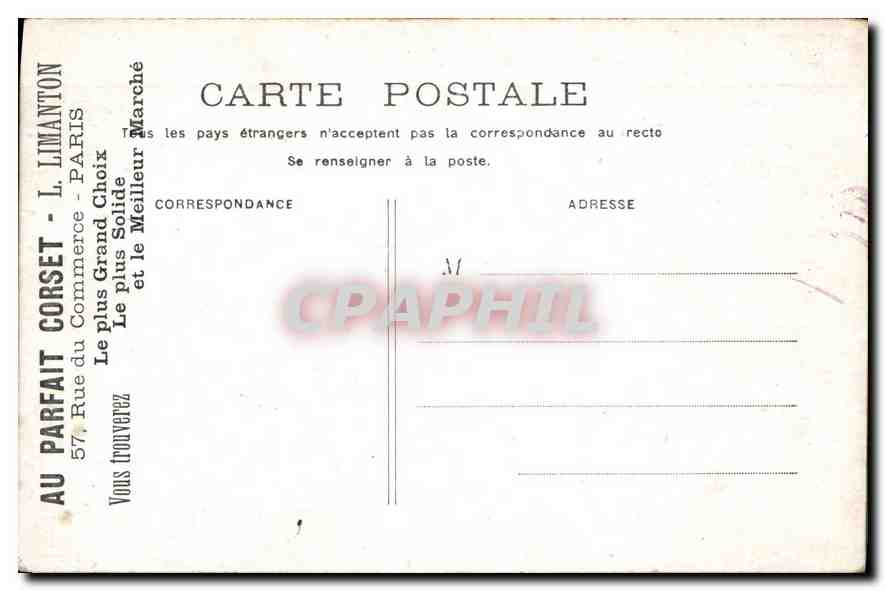 CPA Versailles Le Bassin du Dragon — Verso