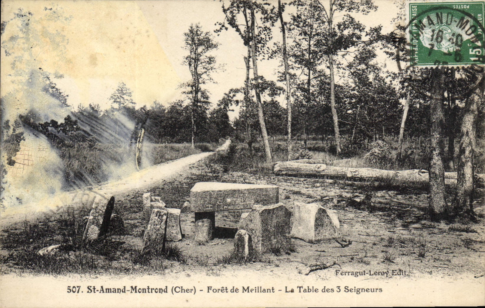 St-Amand-Montrond (Cher) — Forêt de Meillant — La Table des 3 Seigneurs — Ferragut-Leroy Edit.