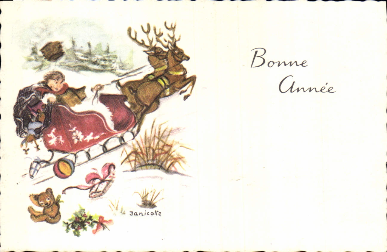CPA Bonne Annee