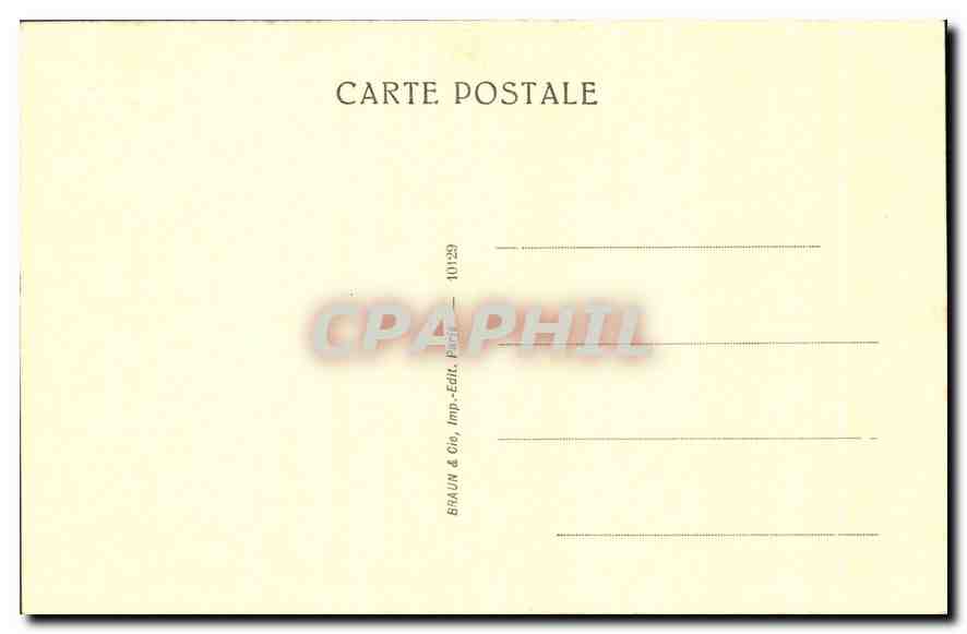 CPA Portrait d'Elisabeth d'Autriche — Verso