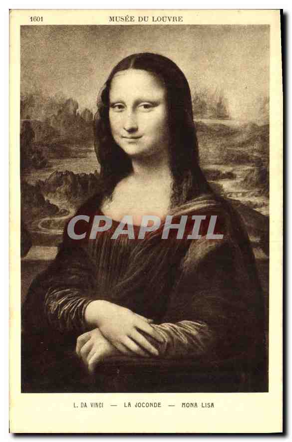 CPA Musee du Louvre La Joconde Mona Lisa
