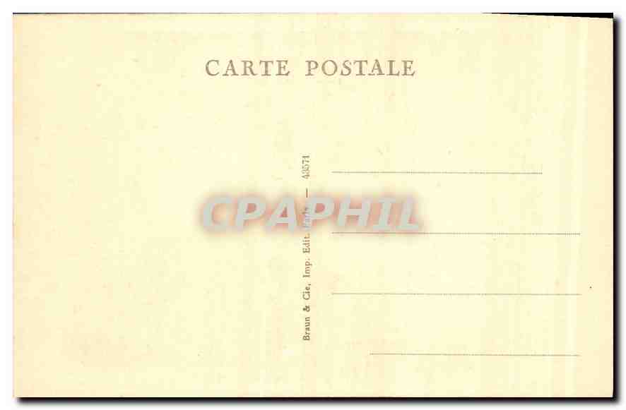 CPA Rome Palais du Vatican Raphael Sanzio La Dispute du Saint Sacrement — Rückseite
