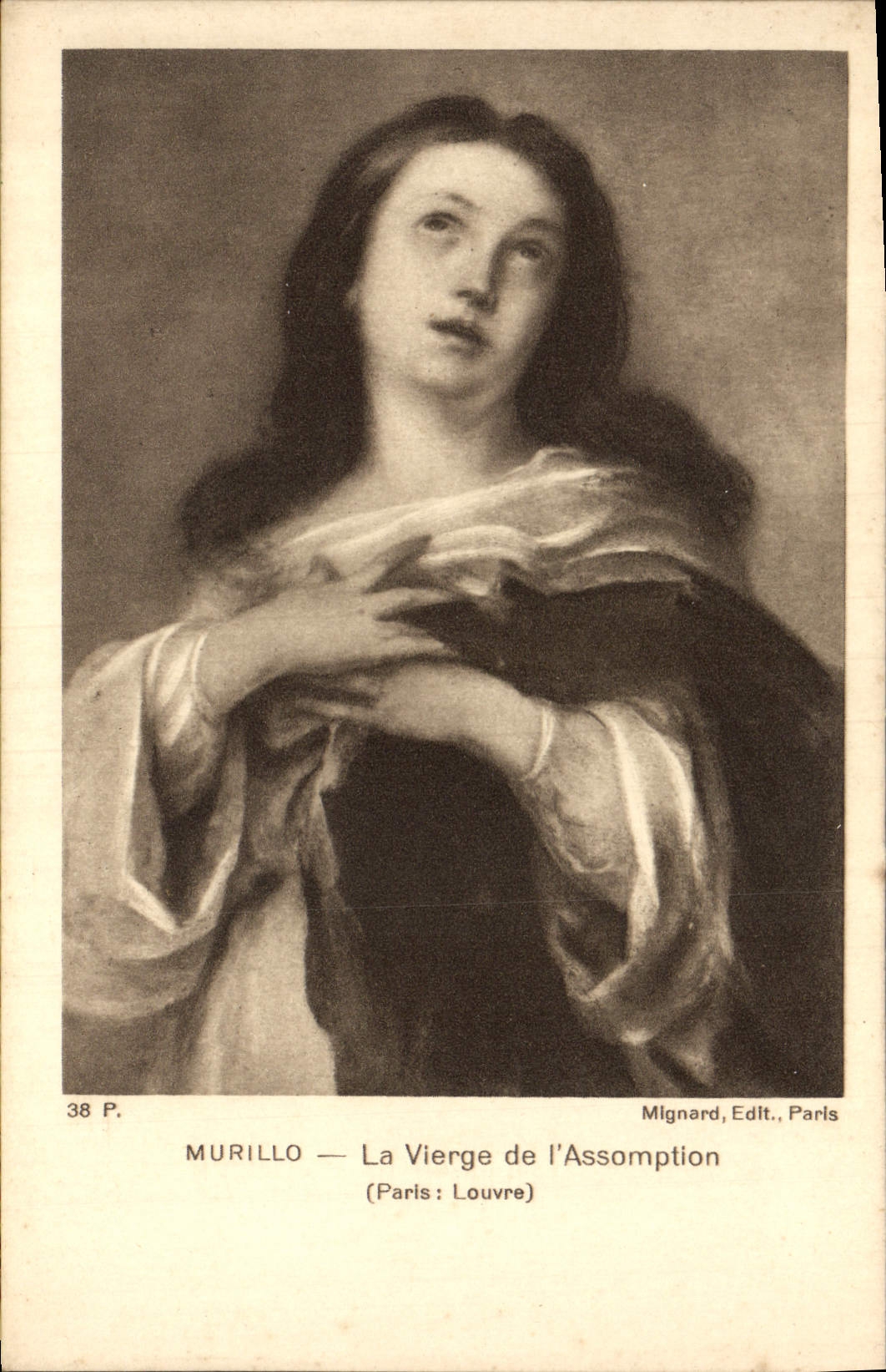CPA Murillo La Vierge de l'Assomption (Paris Louvre)