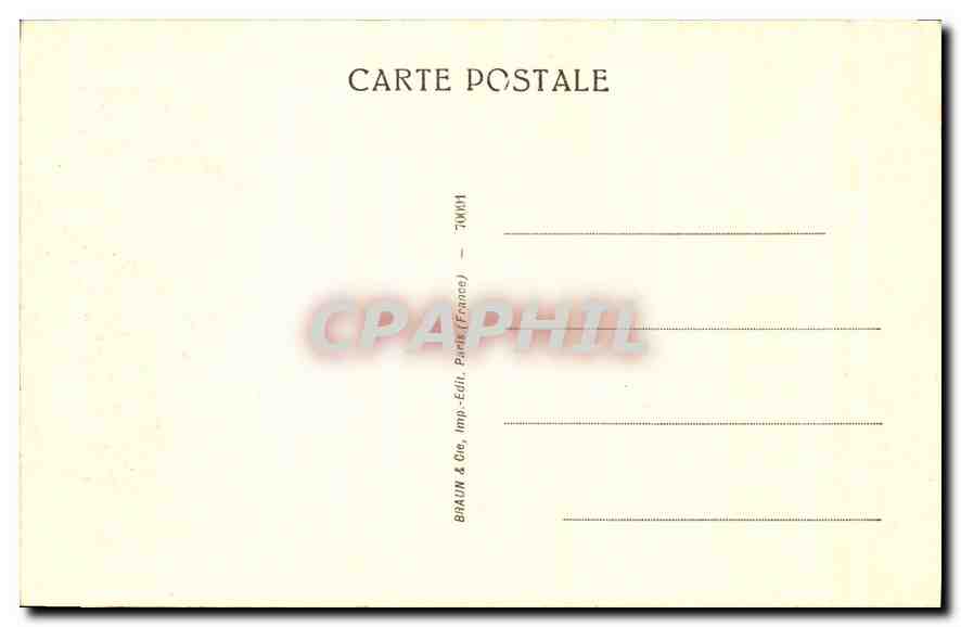 CPA Vienne L Da Vinci Tete de Sainte Anne — Verso